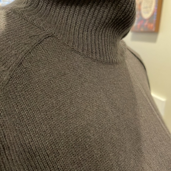 Athleta Aspen Cashmere Turtleneck, COZY chocolate brown New w/ tags! - Picture 6 of 8